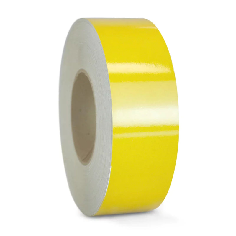 Tan Heavy Duty Yellow PVC Fluorescent Tape Roll